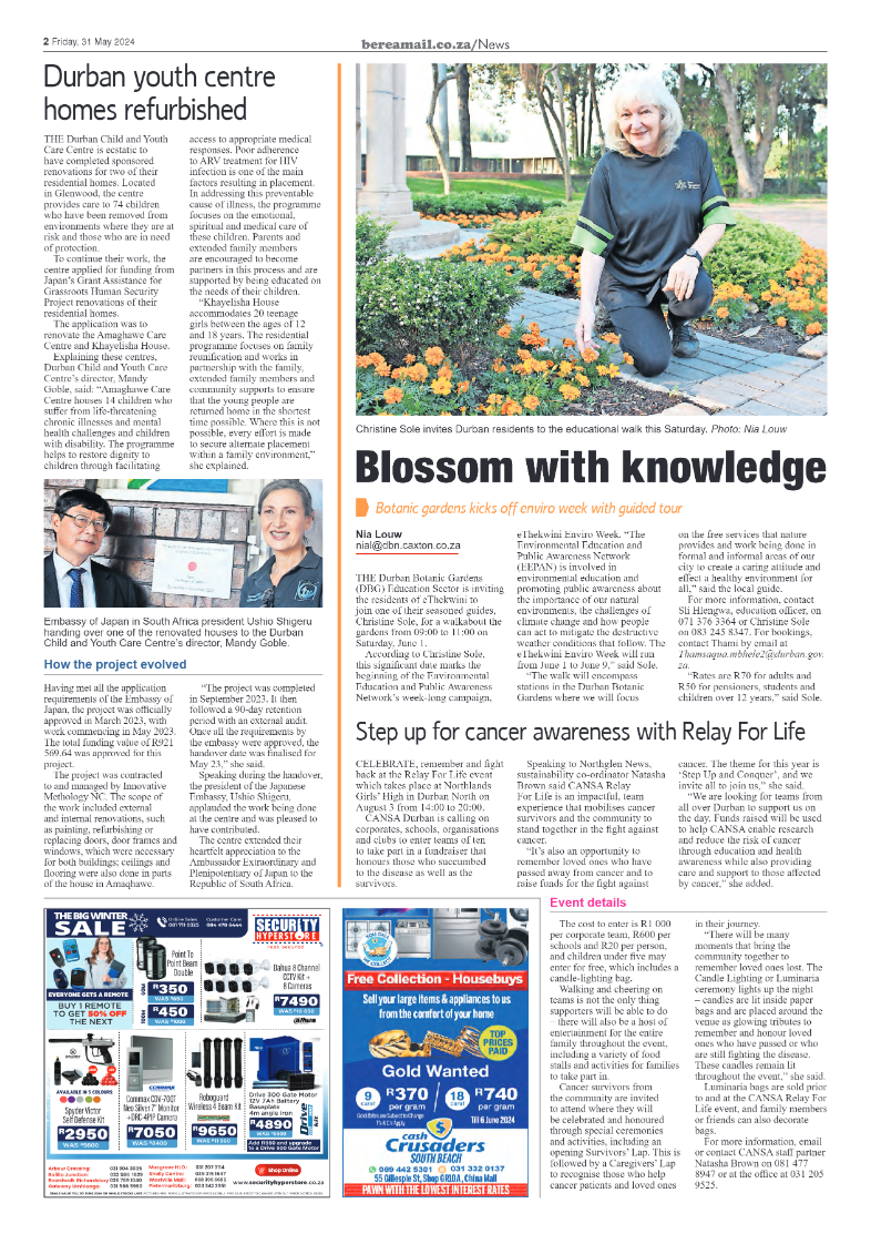Berea Mail 31 May 2024 page 2