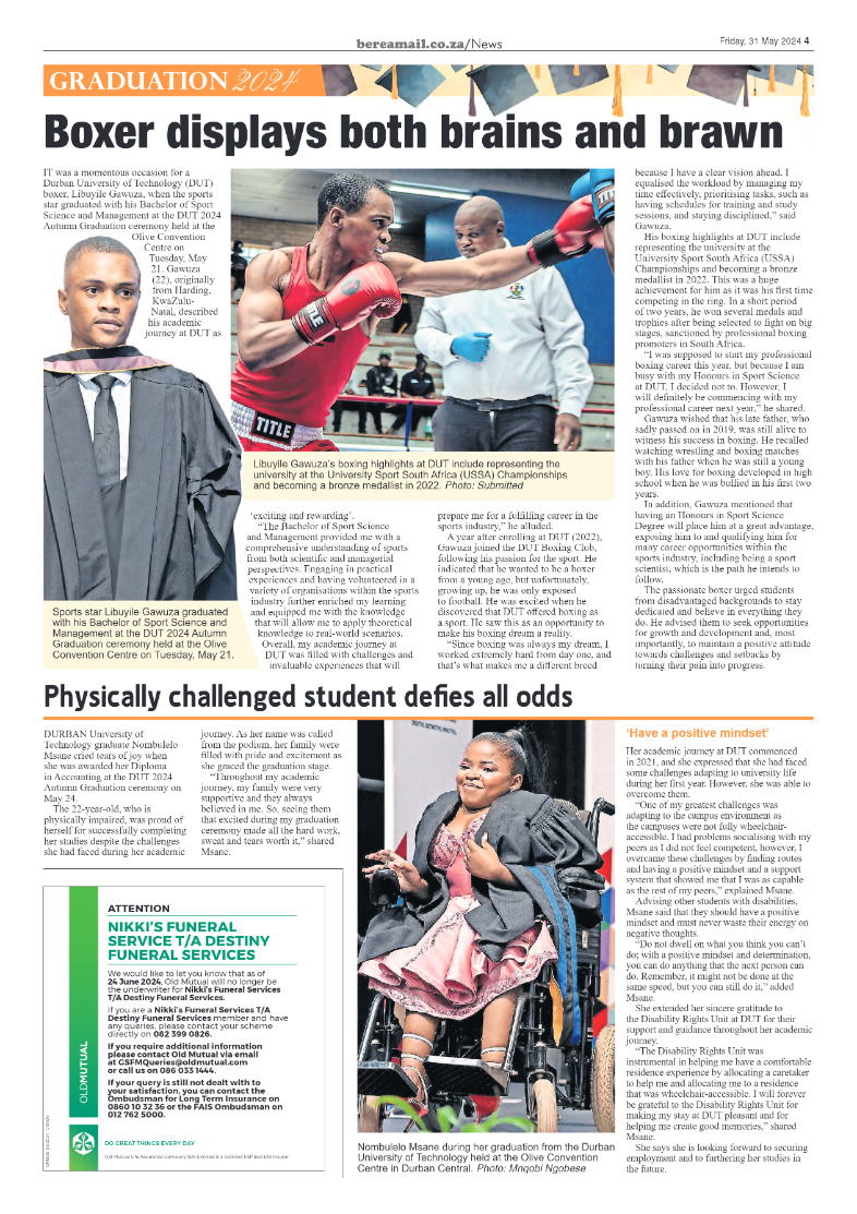 Berea Mail 31 May 2024 page 4