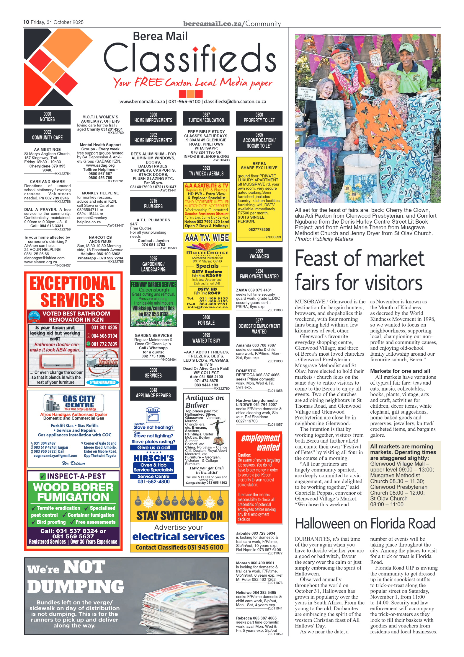 Berea Mail 31 October 2025 page 10