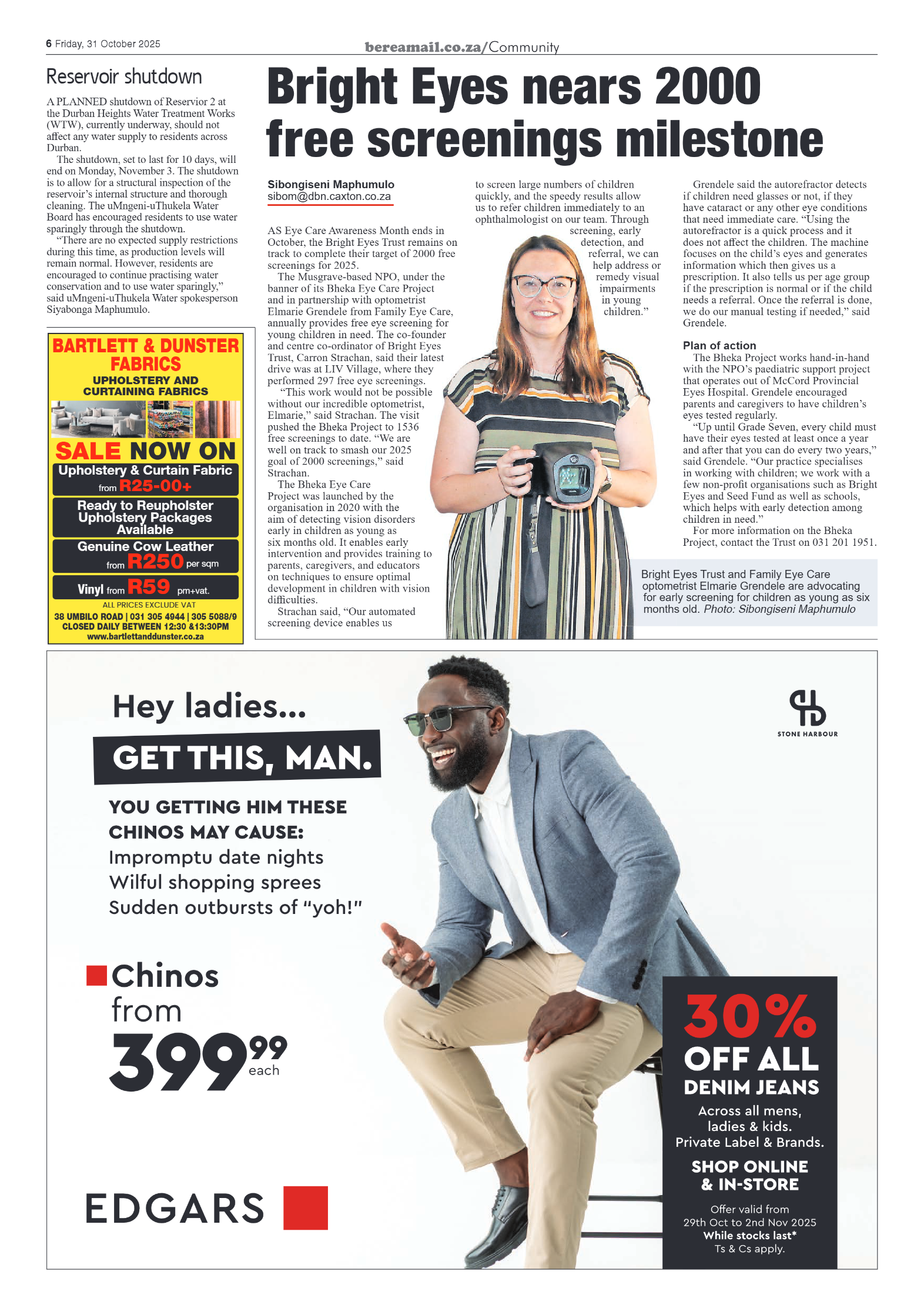 Berea Mail 31 October 2025 page 6