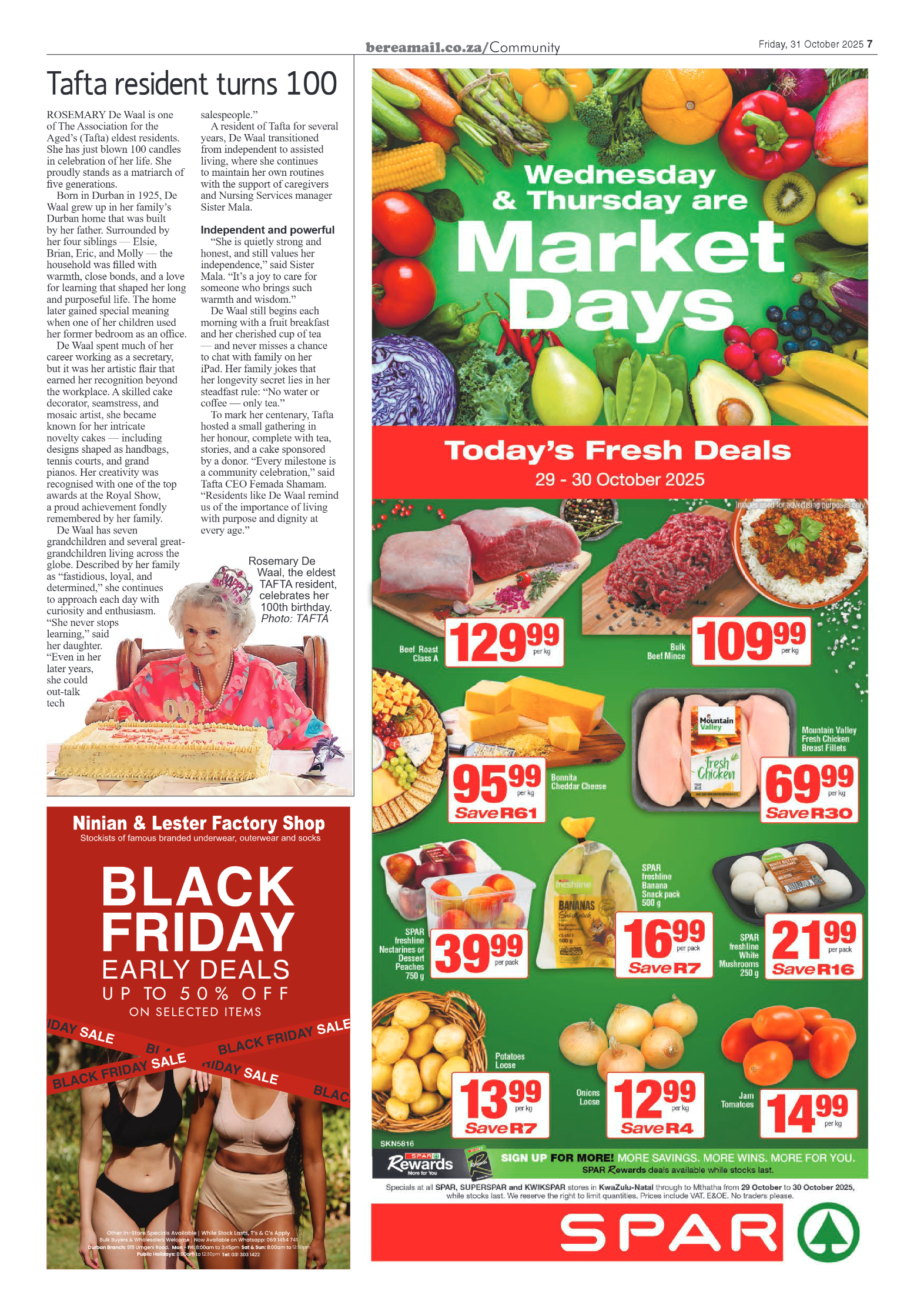 Berea Mail 31 October 2025 page 7