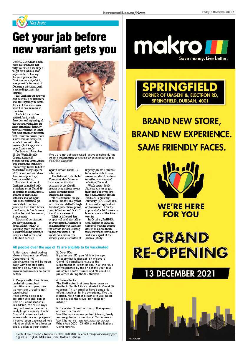 Berea Mail 3 December 2021 page 5