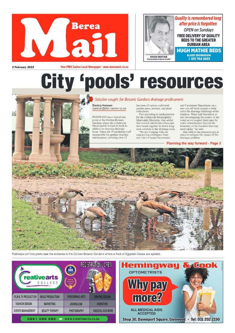 Berea Mail 3 February 2023 page 1