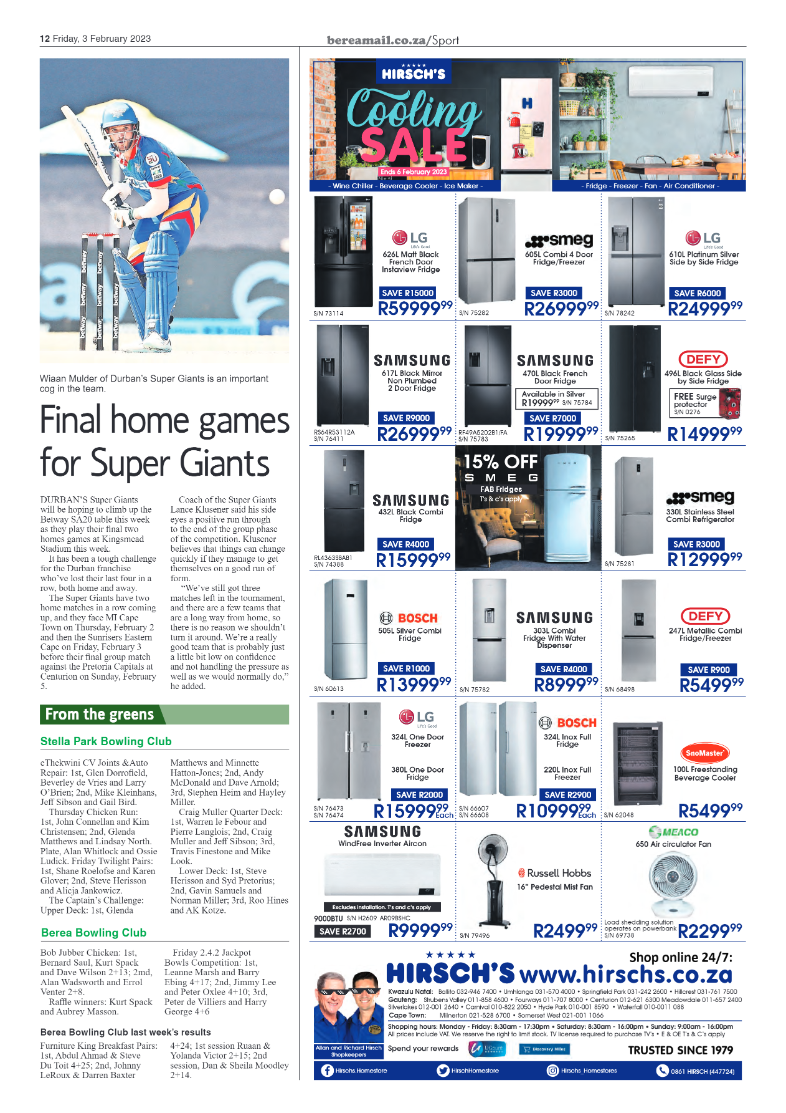 Berea Mail 3 February 2023 page 12