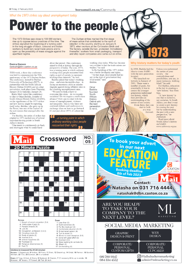 Berea Mail 3 February 2023 page 8