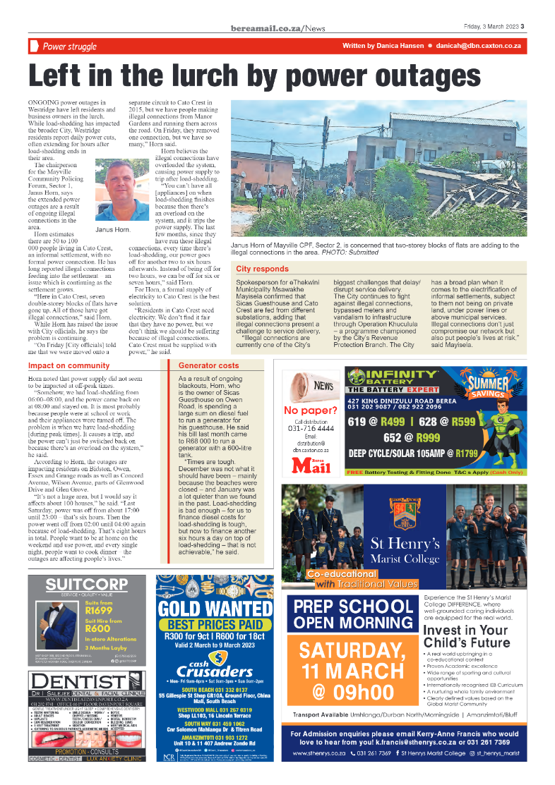 Berea Mail 3 March 2023 page 3