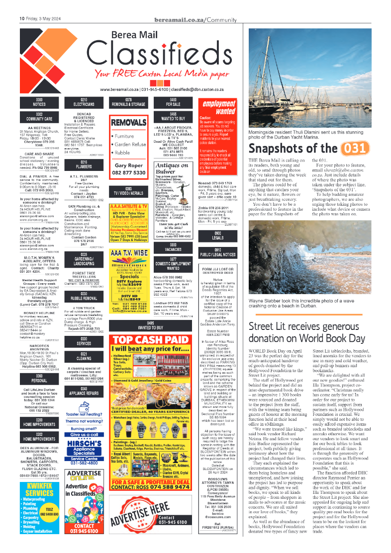 Berea Mail 3 May 2024 page 10