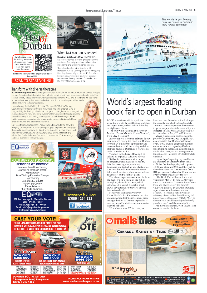 Berea Mail 3 May 2024 page 5