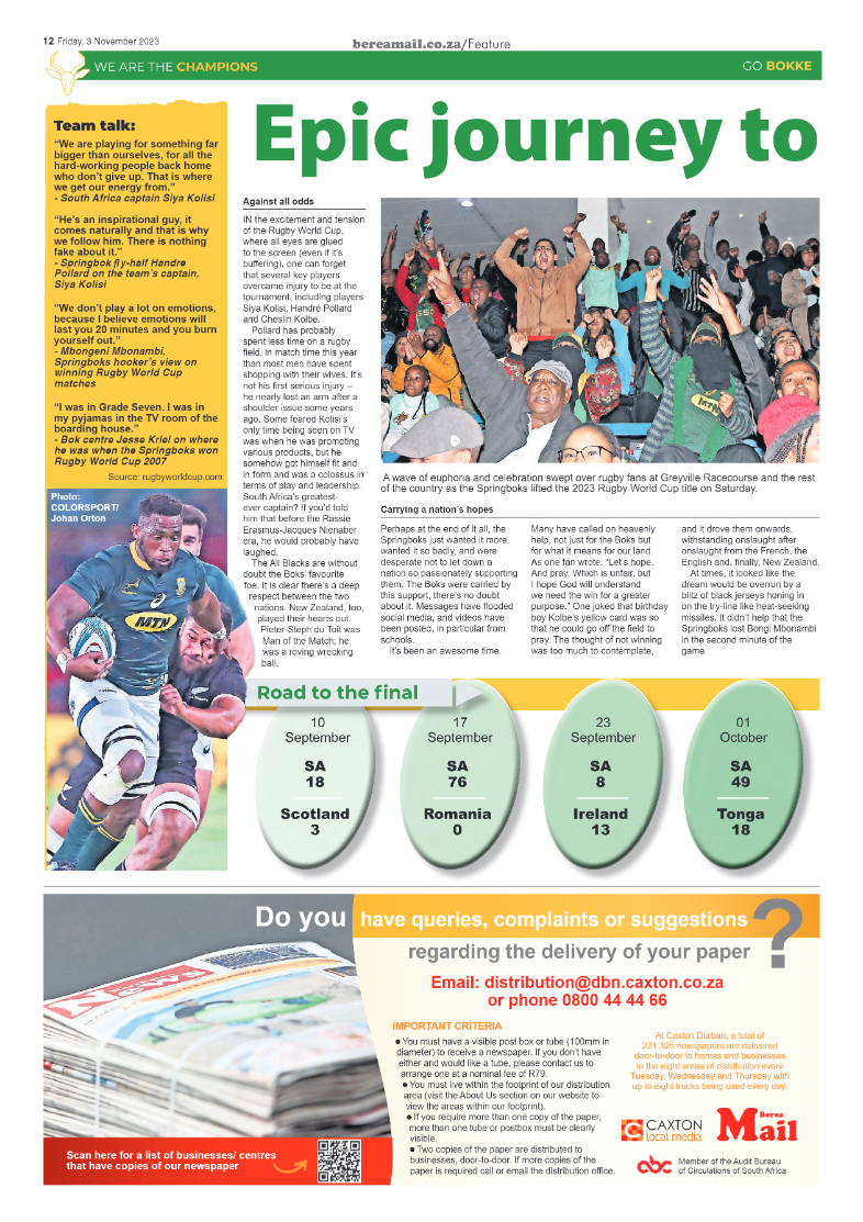 Berea Mail 3 November 2023 page 12