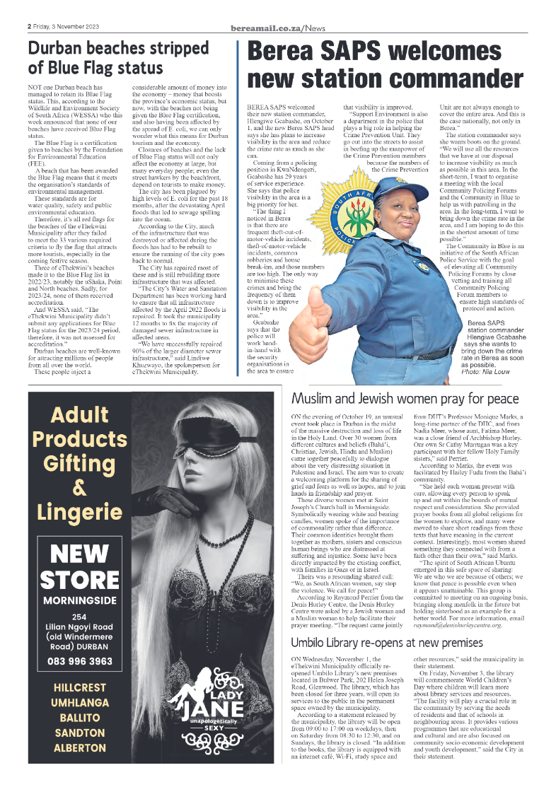 Berea Mail 3 November 2023 page 2
