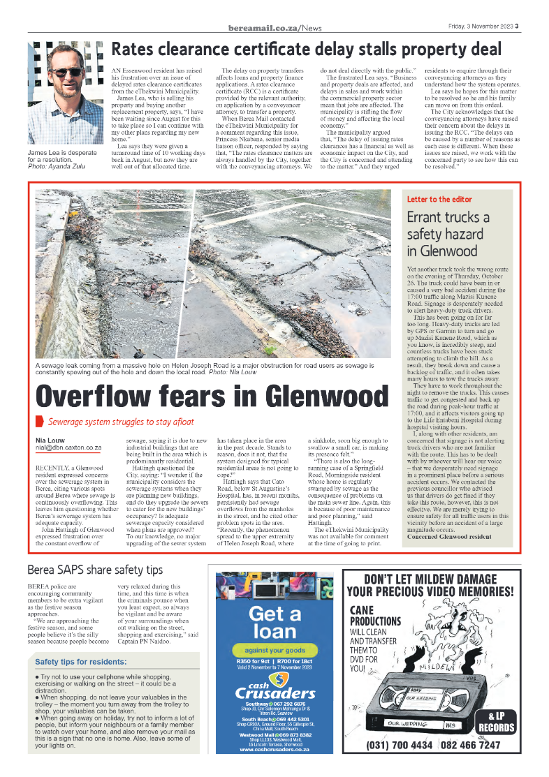 Berea Mail 3 November 2023 page 3