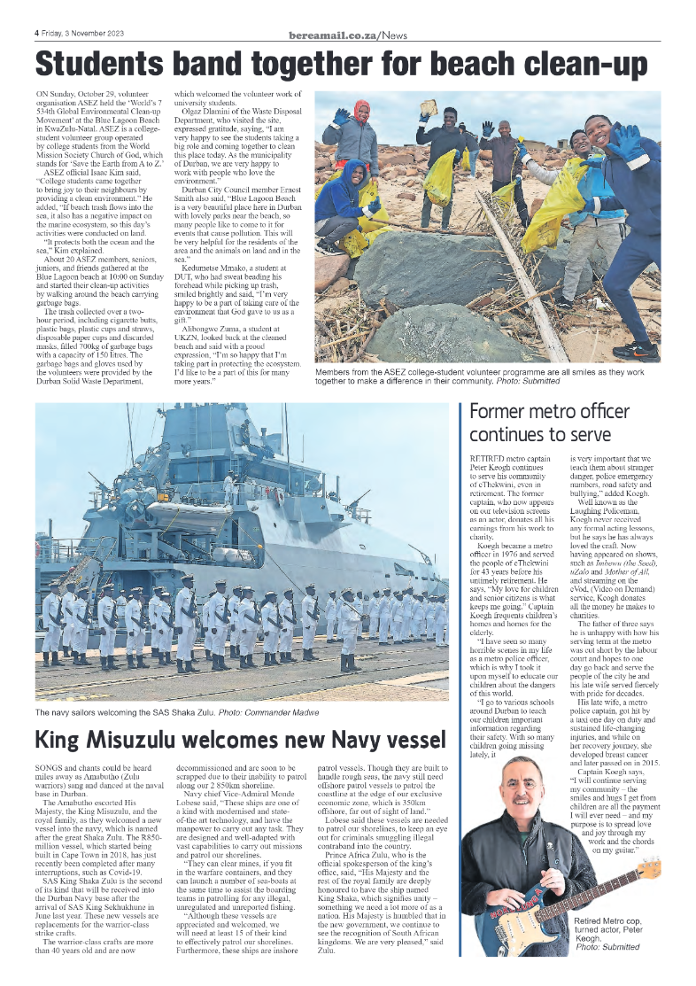 Berea Mail 3 November 2023 page 4