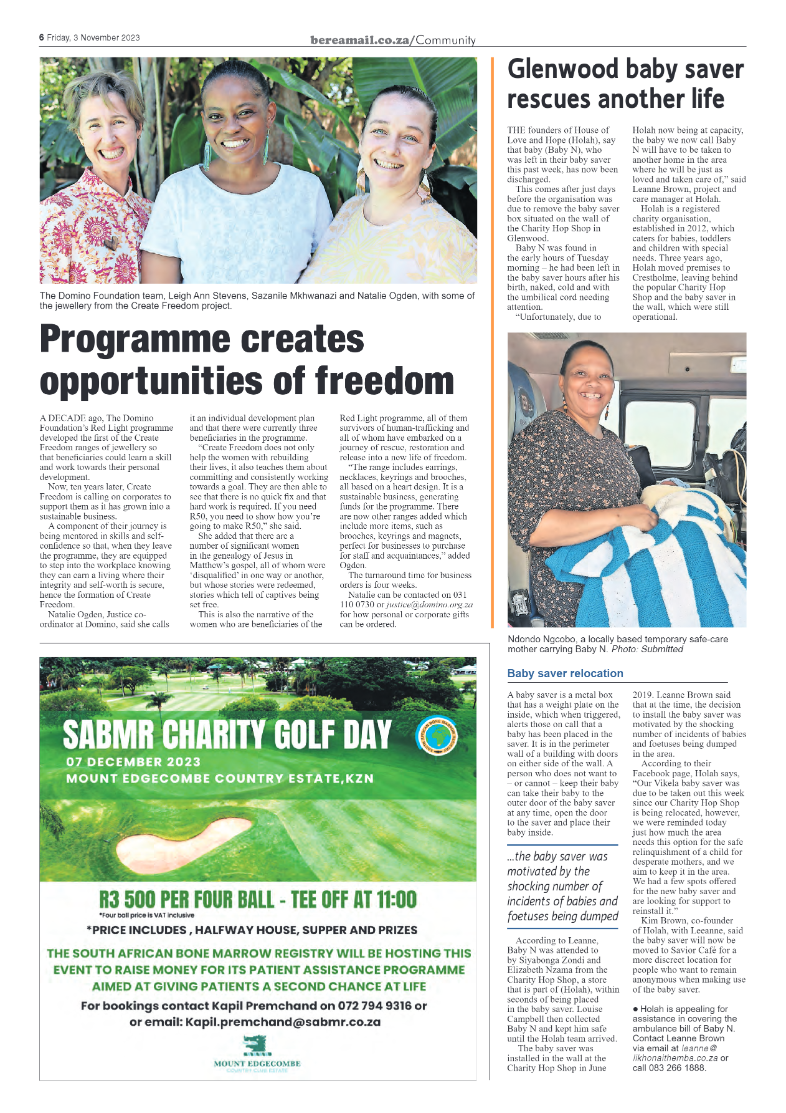 Berea Mail 3 November 2023 page 6