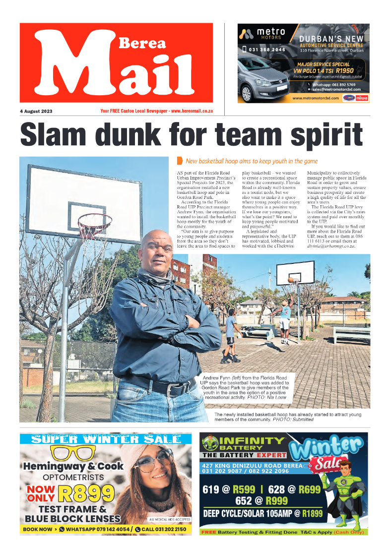 Berea Mail 4 August 2024 page 1