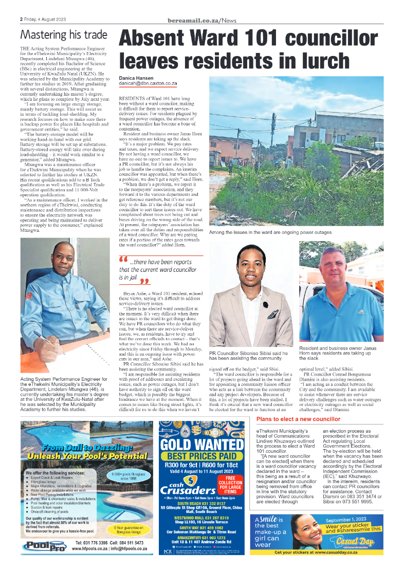 Berea Mail 4 August 2024 page 2