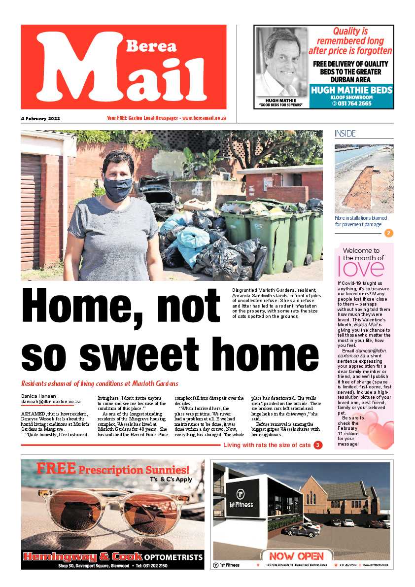 Berea Mail 4 February 2022 page 1