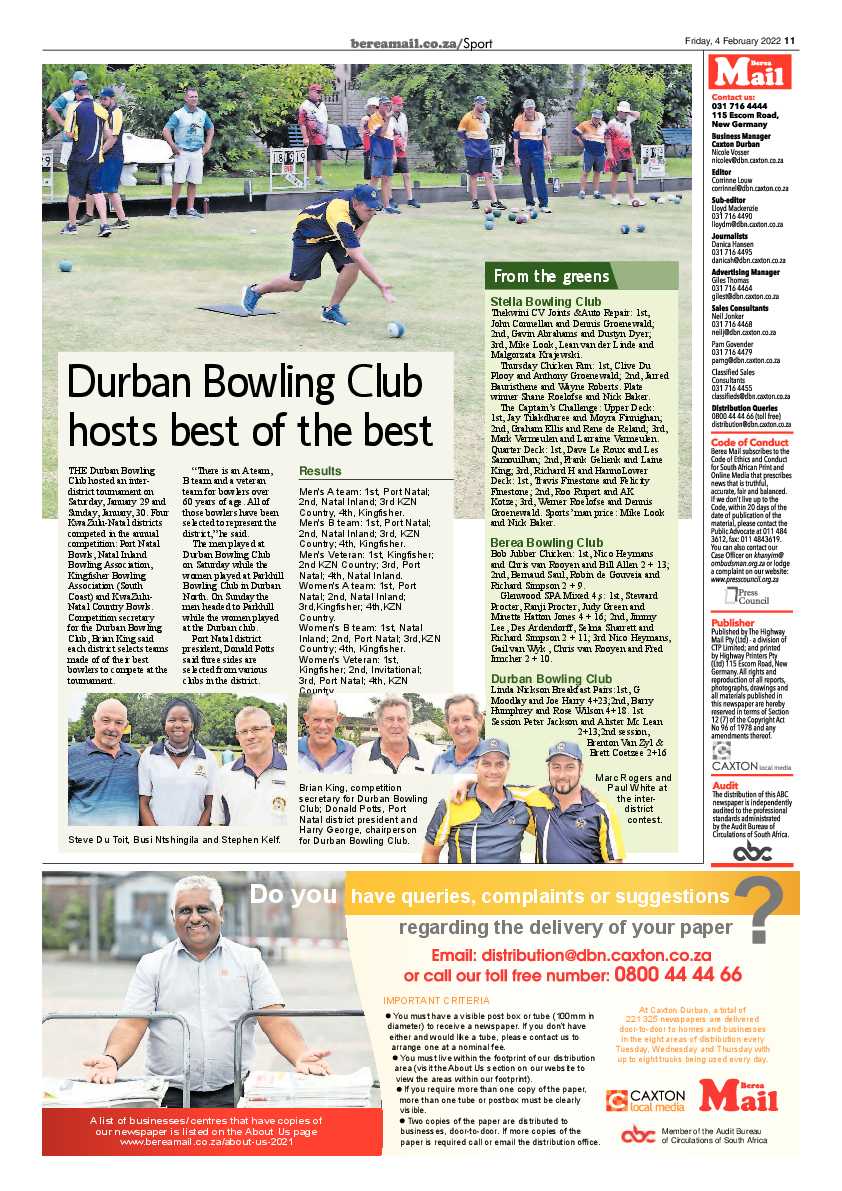 Berea Mail 4 February 2022 page 11