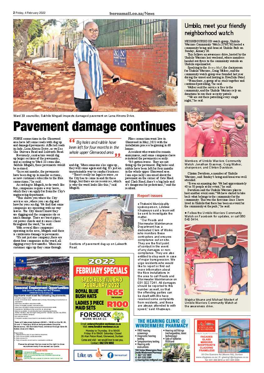 Berea Mail 4 February 2022 page 2