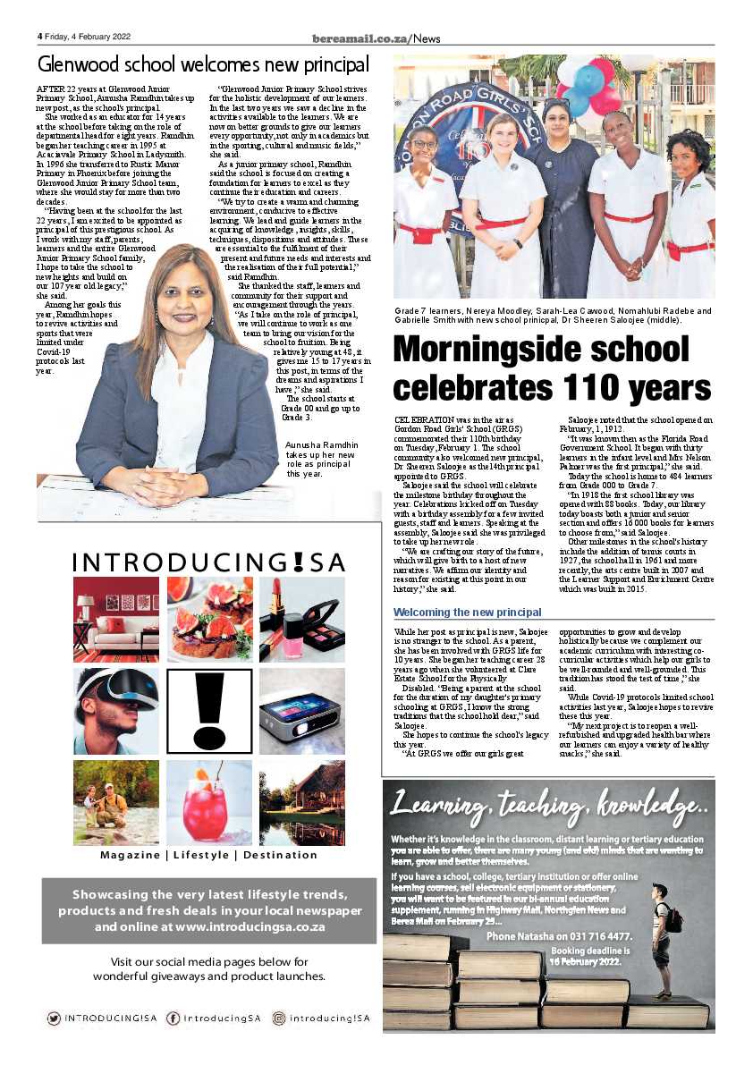 Berea Mail 4 February 2022 page 4
