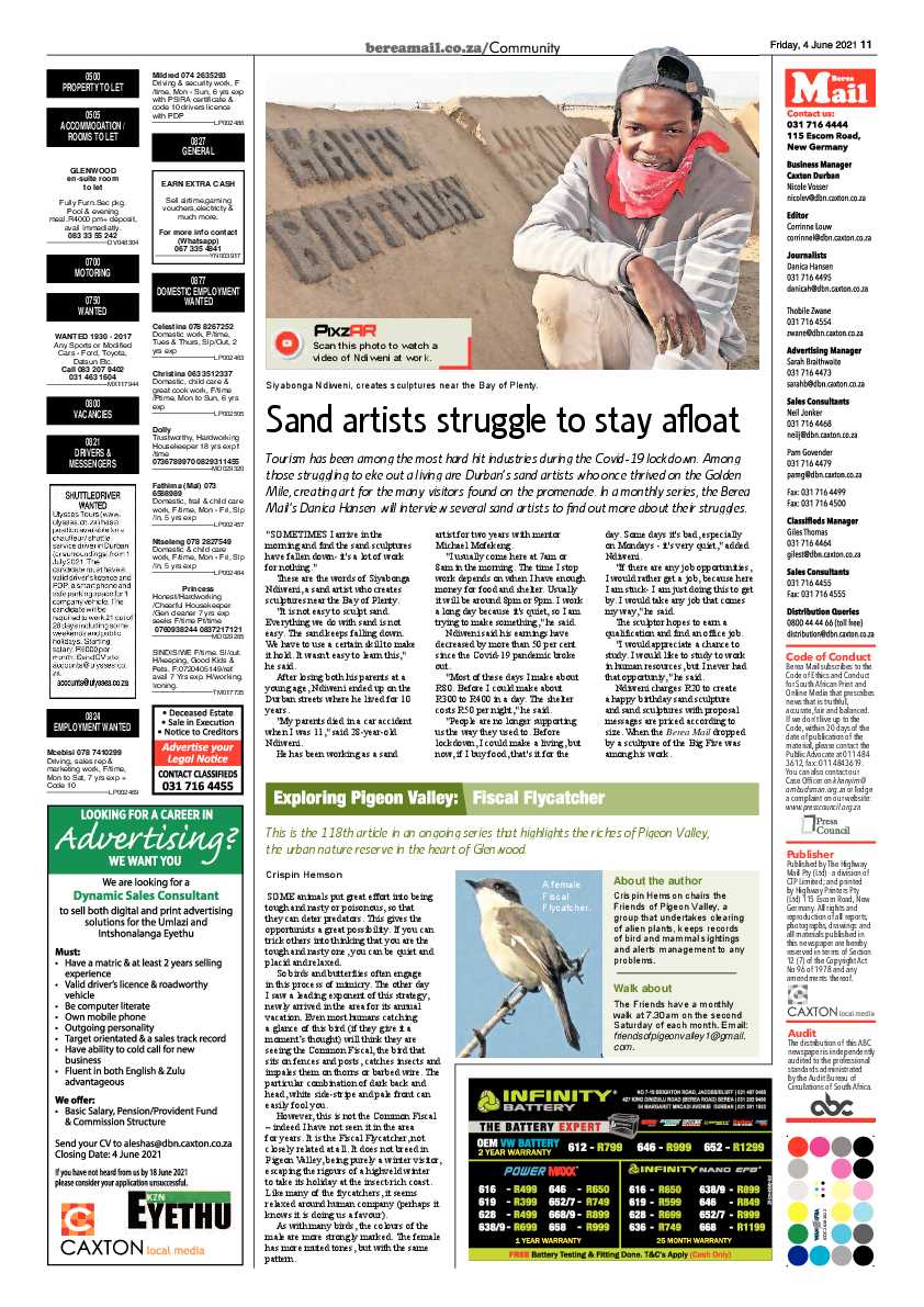 Berea Mail 4 June 2021 page 11