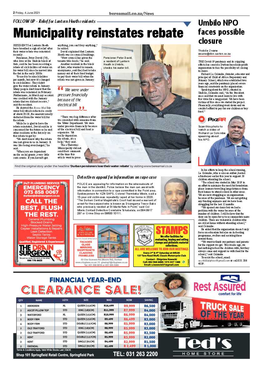 Berea Mail 4 June 2021 page 2