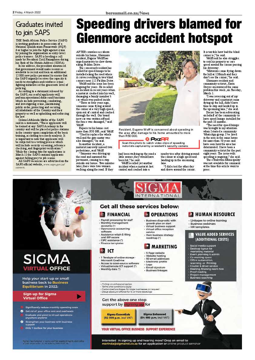 Berea Mail 4 March 2022 page 2
