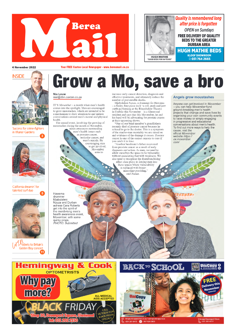 Berea Mail 4 November 2022 page 1
