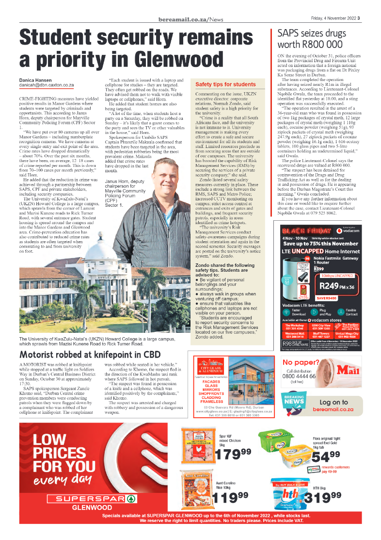 Berea Mail 4 November 2022 page 3
