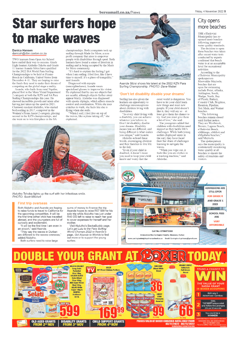 Berea Mail 4 November 2022 page 5