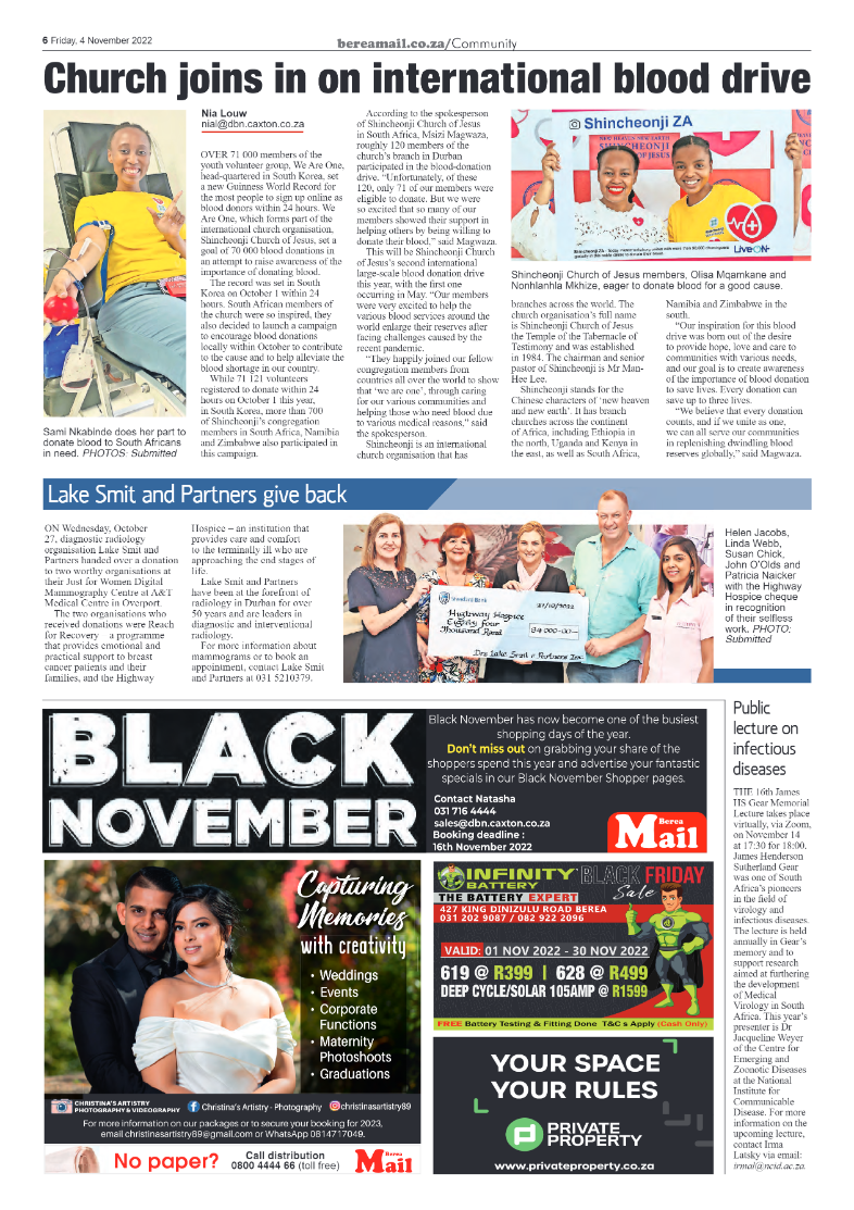 Berea Mail 4 November 2022 page 6