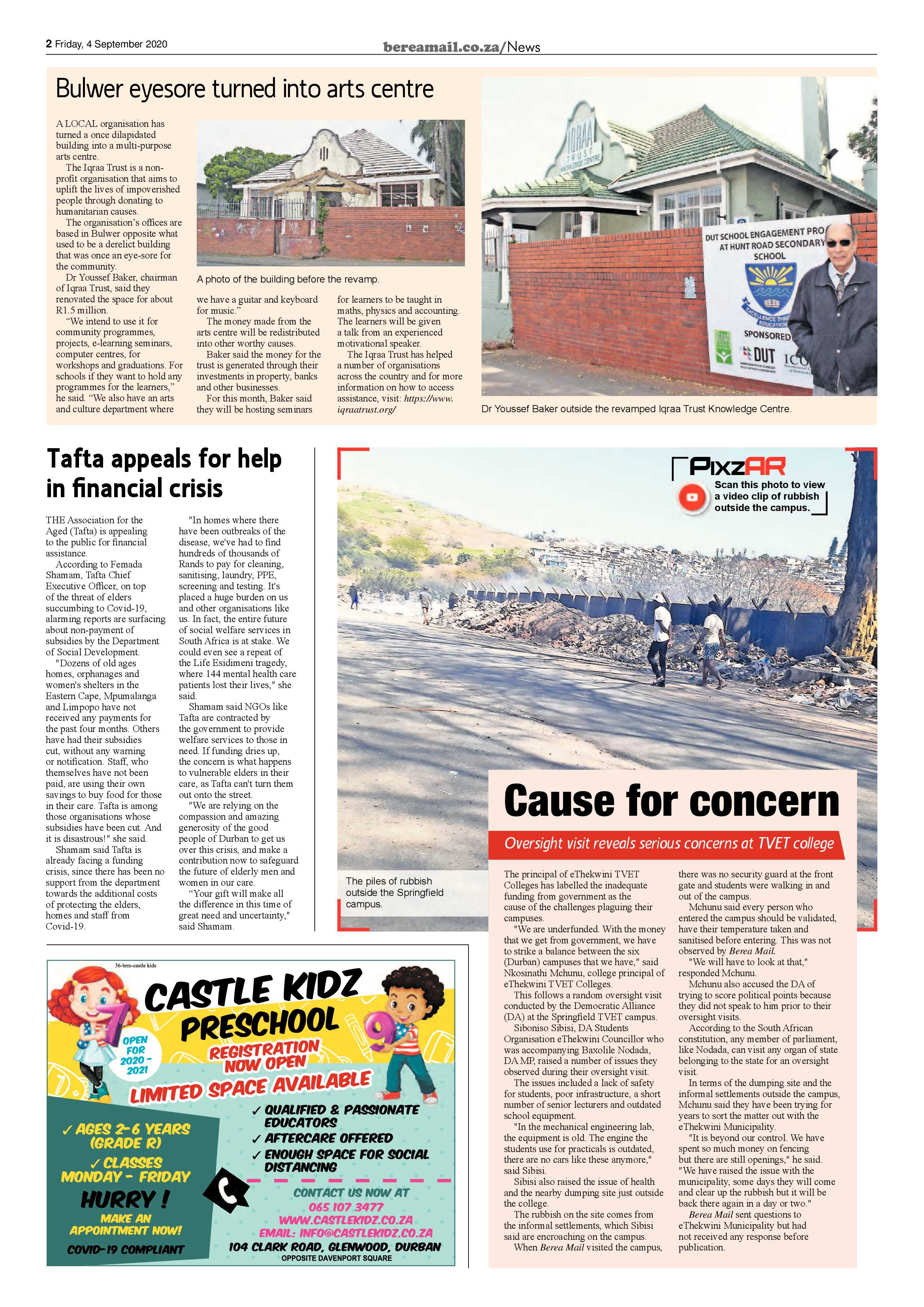Berea Mail 4 September 2020 page 2
