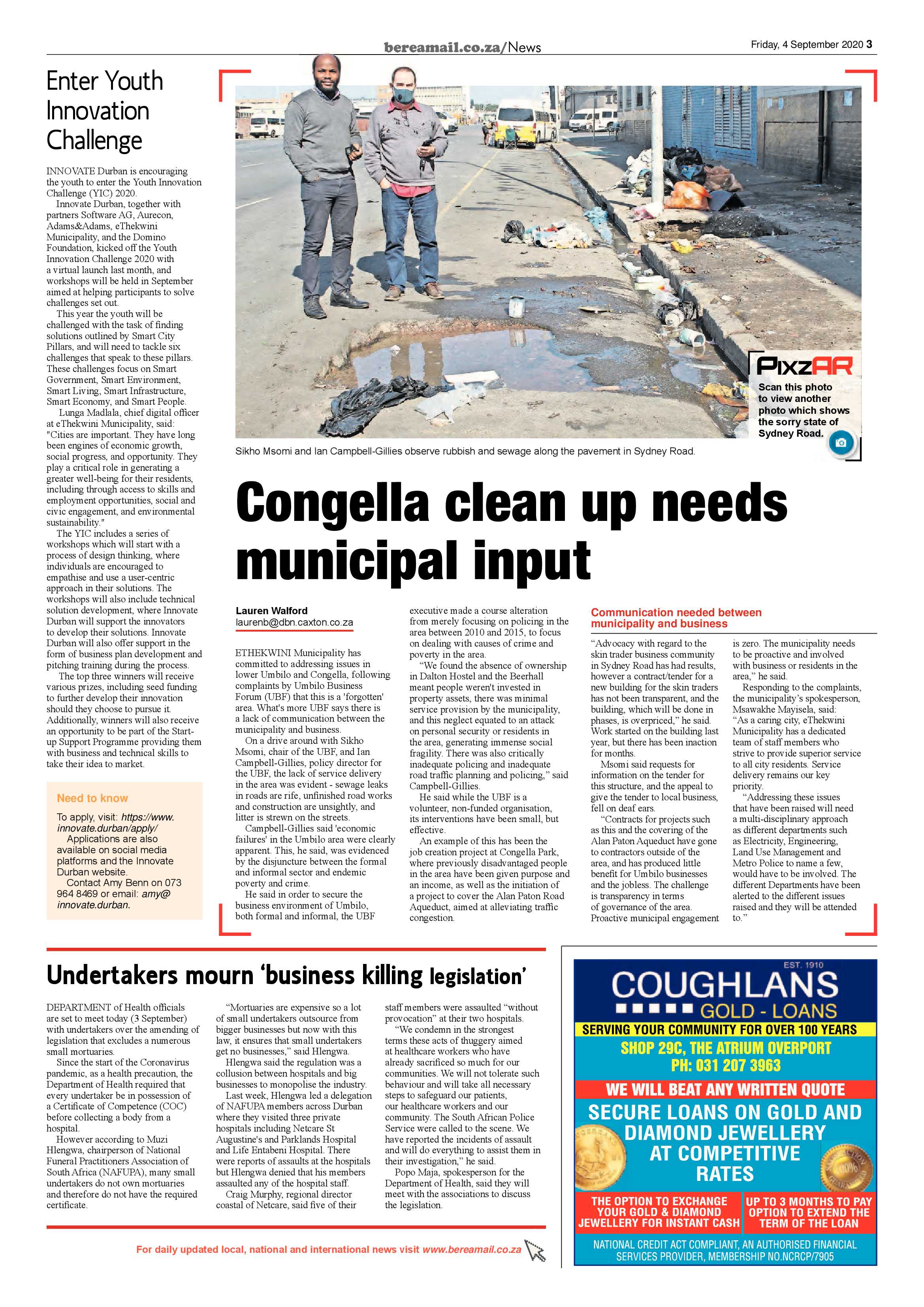 Berea Mail 4 September 2020 page 3