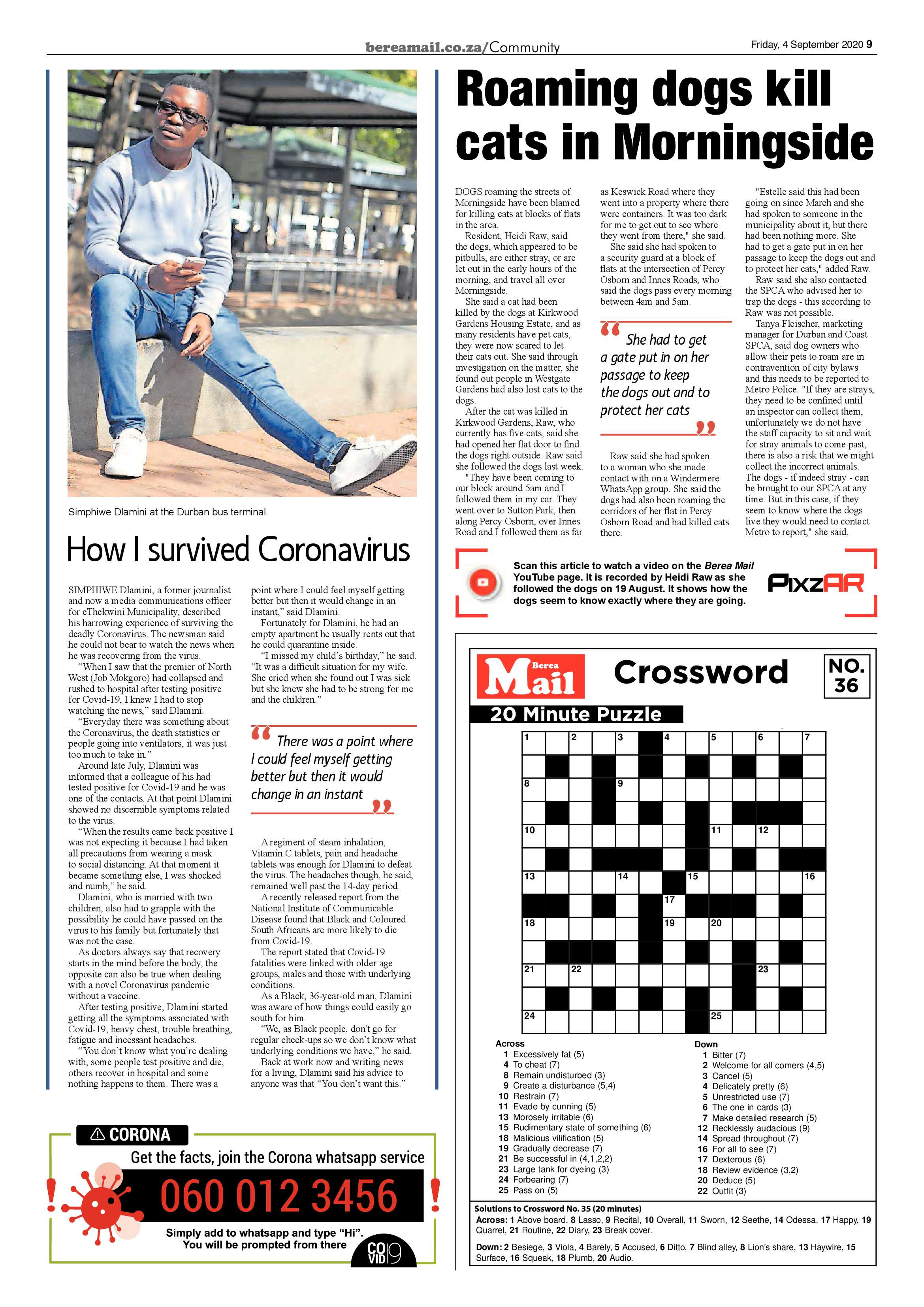 Berea Mail 4 September 2020 page 9