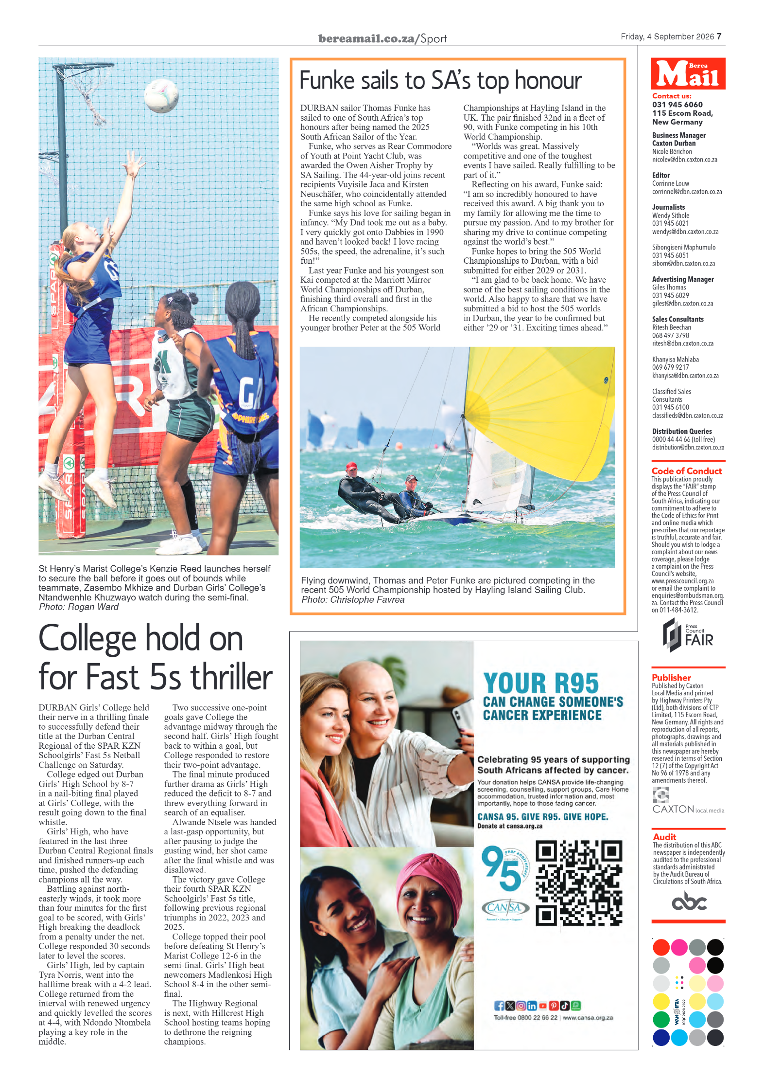 Berea Mail 4 September 2026 page 7