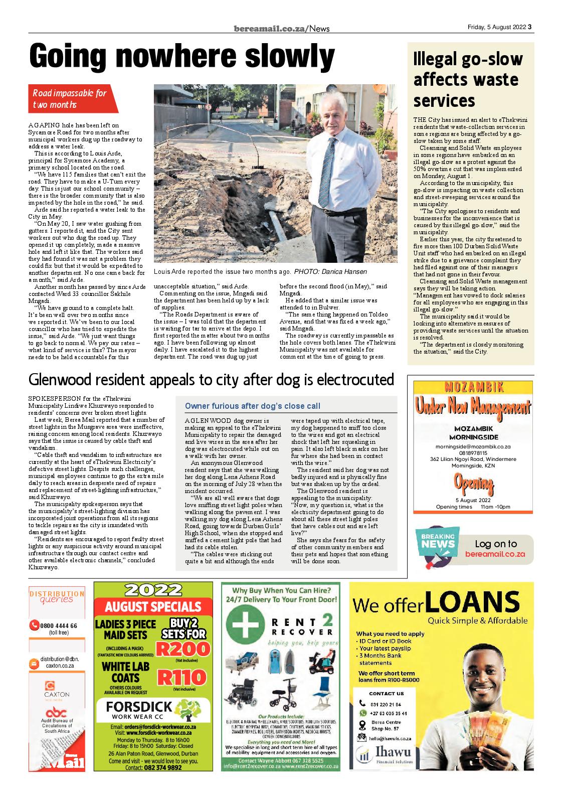Berea Mail 5 August 2022 page 3