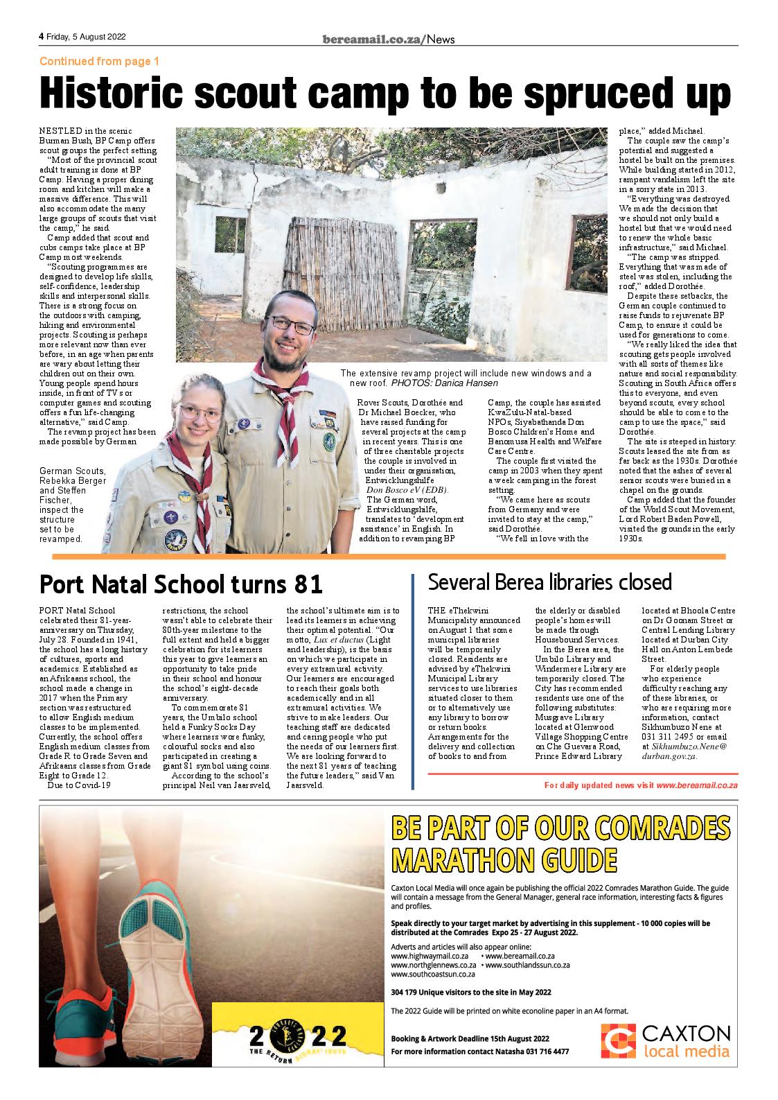 Berea Mail 5 August 2022 page 4