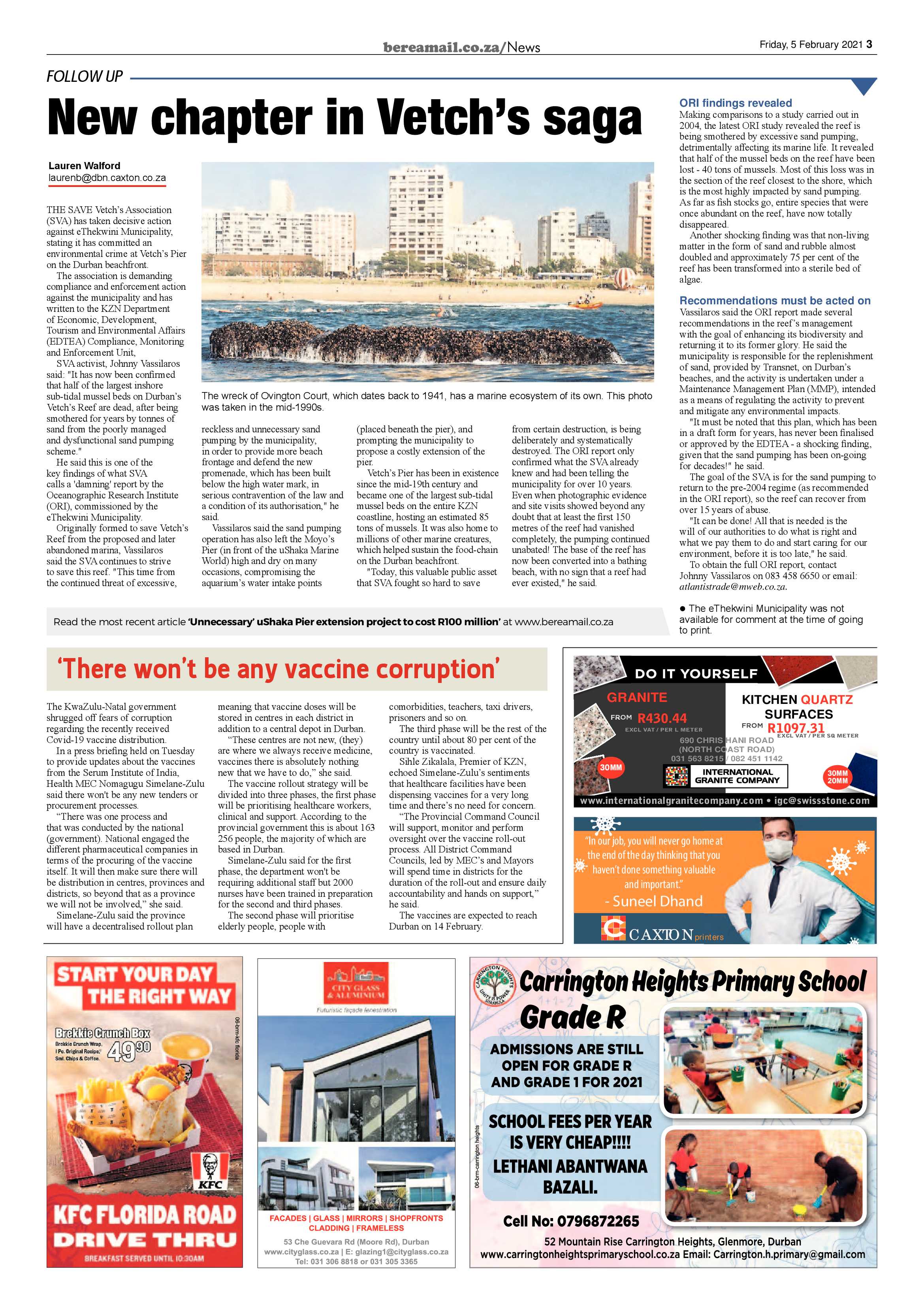 Berea Mail 5 February 2021 page 3