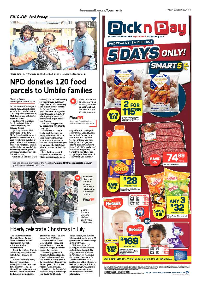 Berea Mail 6 August 2021 page 11