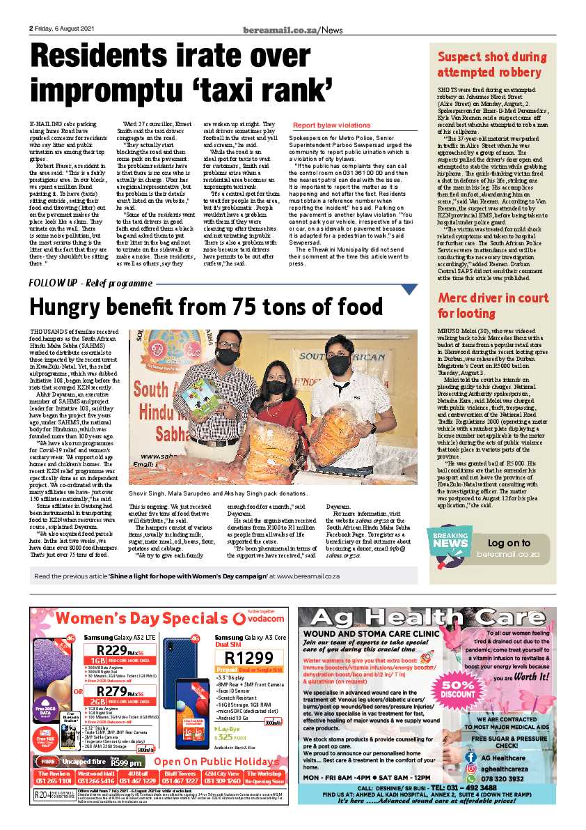 Berea Mail 6 August 2021 page 2