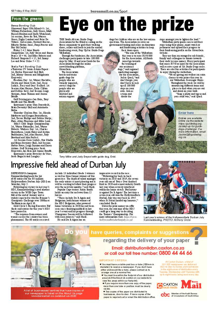 Berea Mail 6 May 2022 page 12