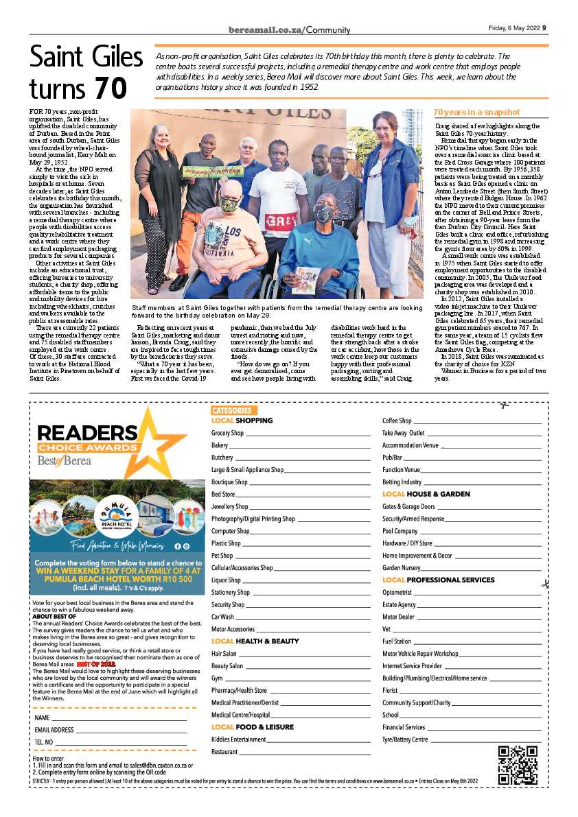 Berea Mail 6 May 2022 page 9