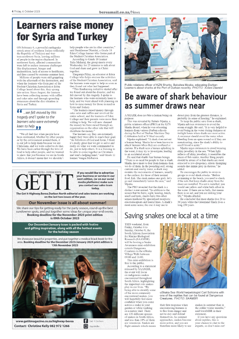 Berea Mail 6 October 2023 page 4