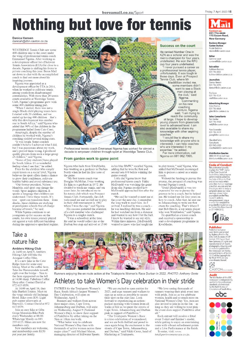 Berea Mail 7 April 2023 page 15