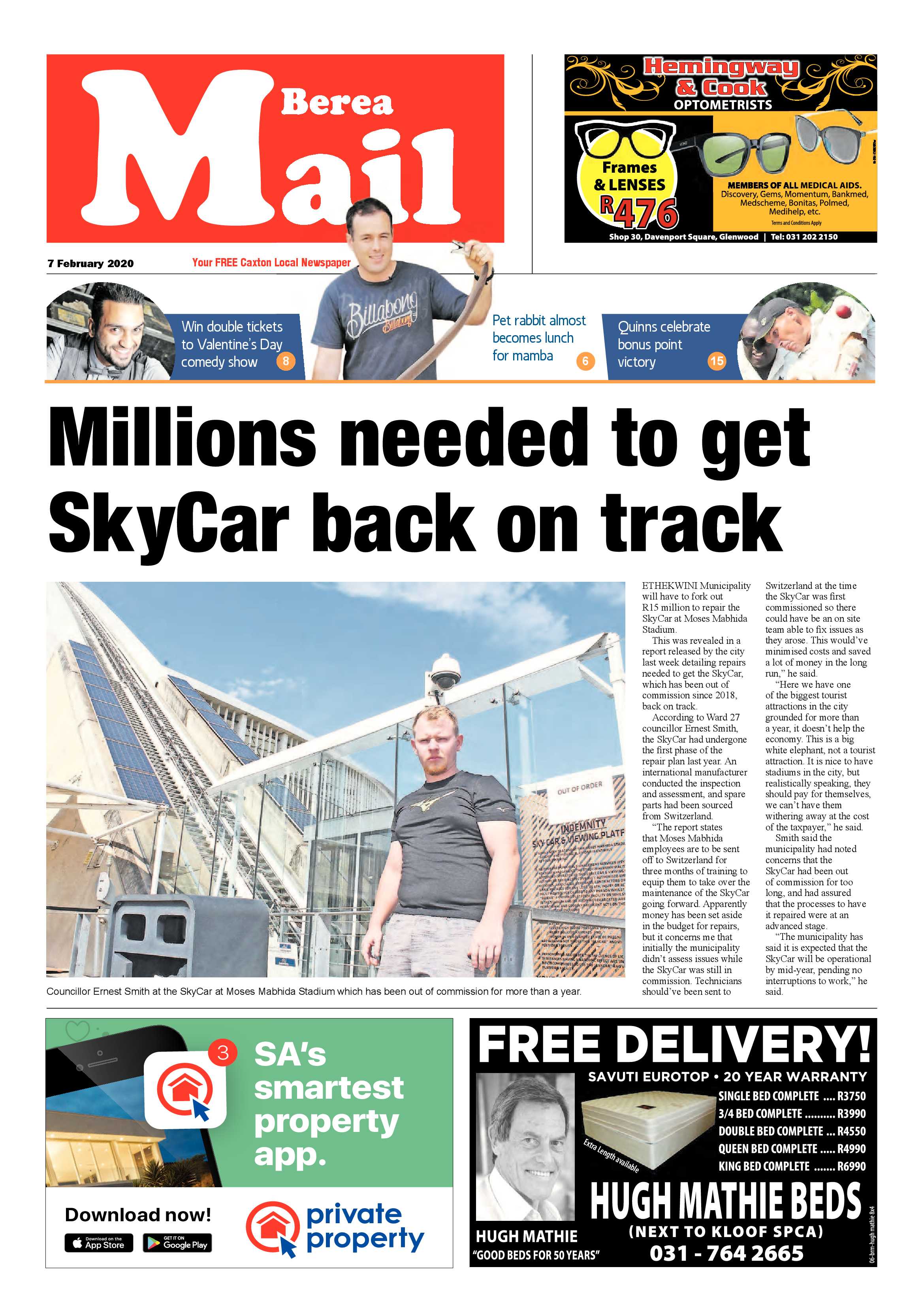 Berea Mail 7 February 2020 page 1