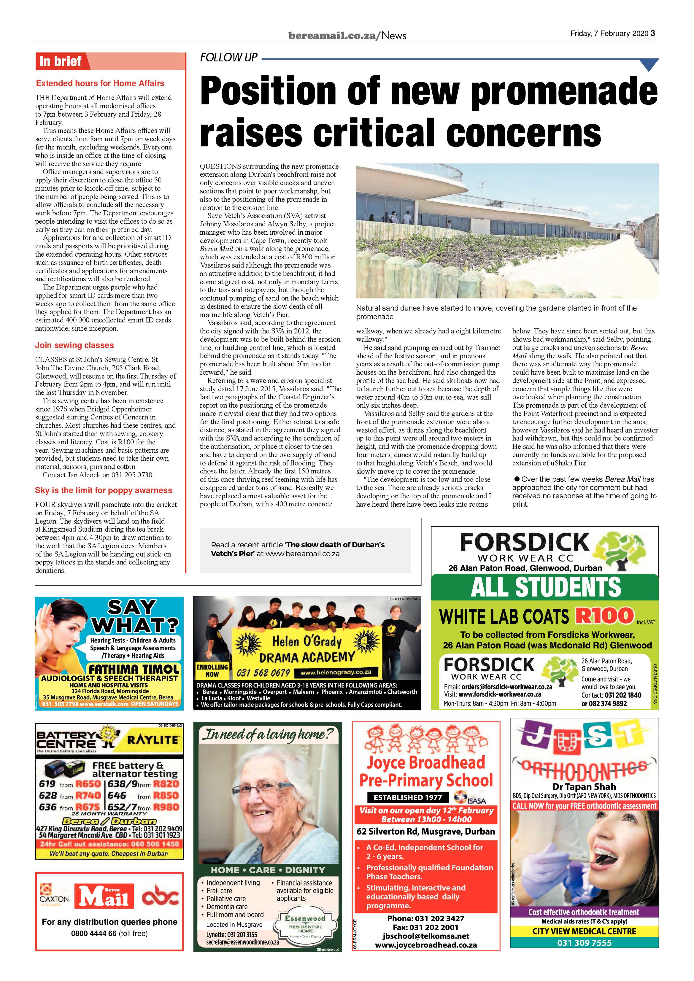 Berea Mail 7 February 2020 page 3