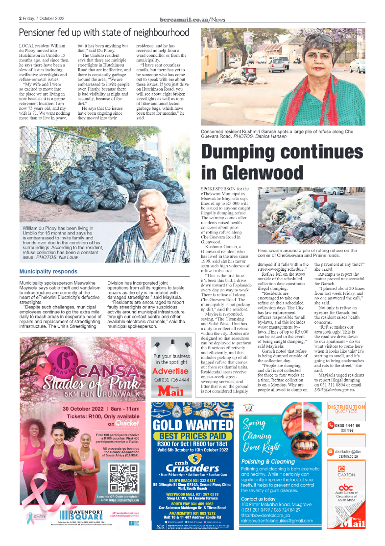 Berea Mail 7 October 2022 page 2