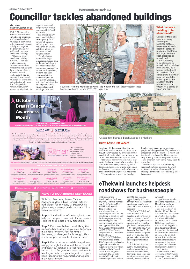 Berea Mail 7 October 2022 page 4