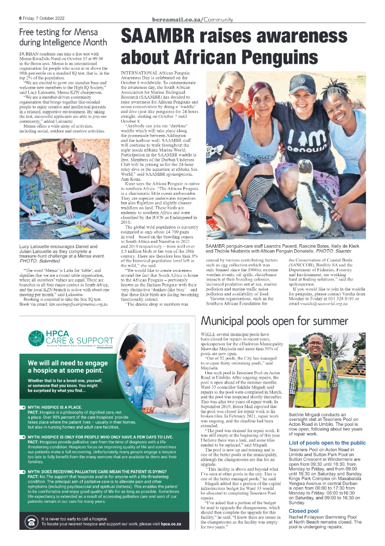 Berea Mail 7 October 2022 page 6