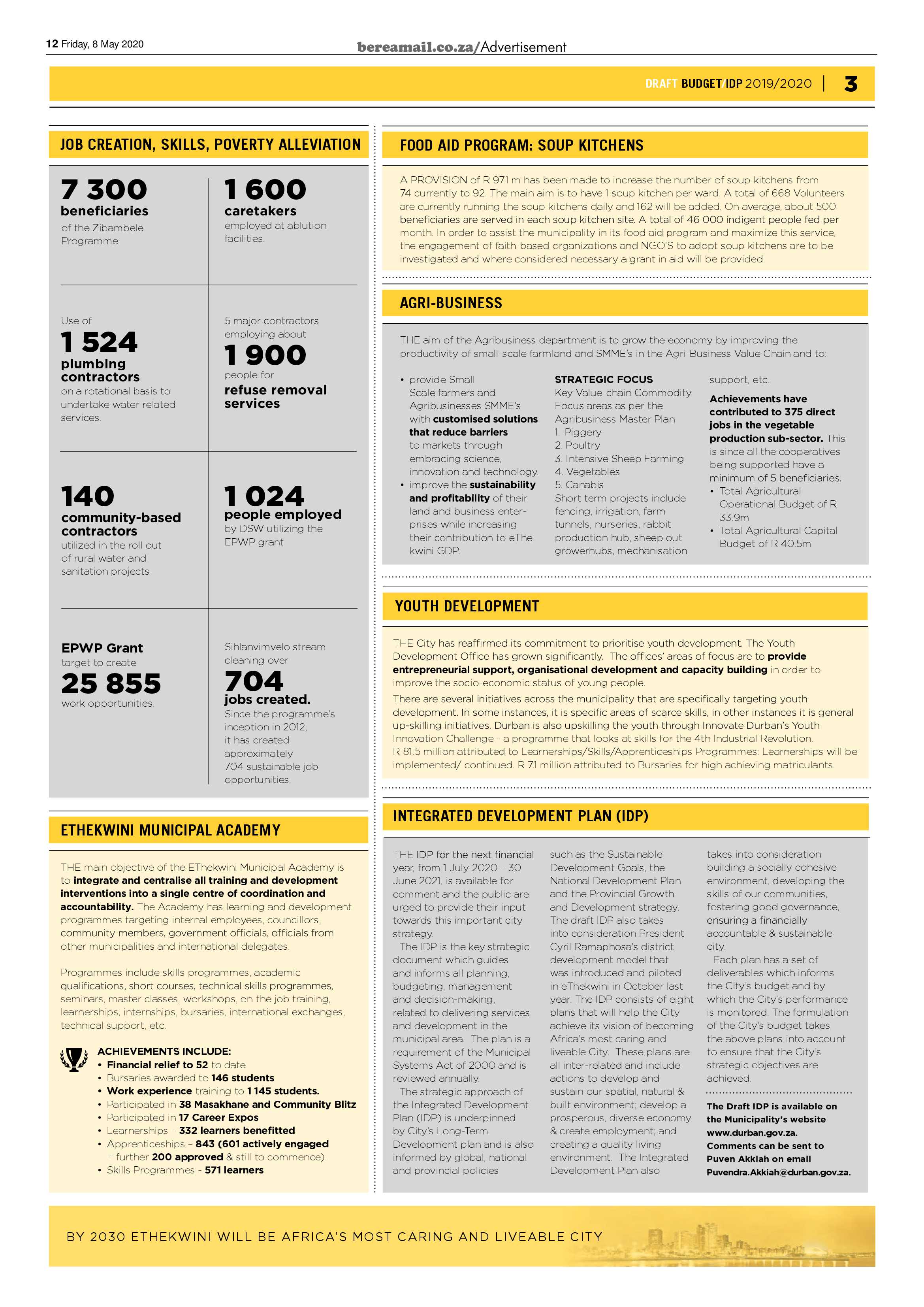 Berea Mail 8 May 2020 page 12