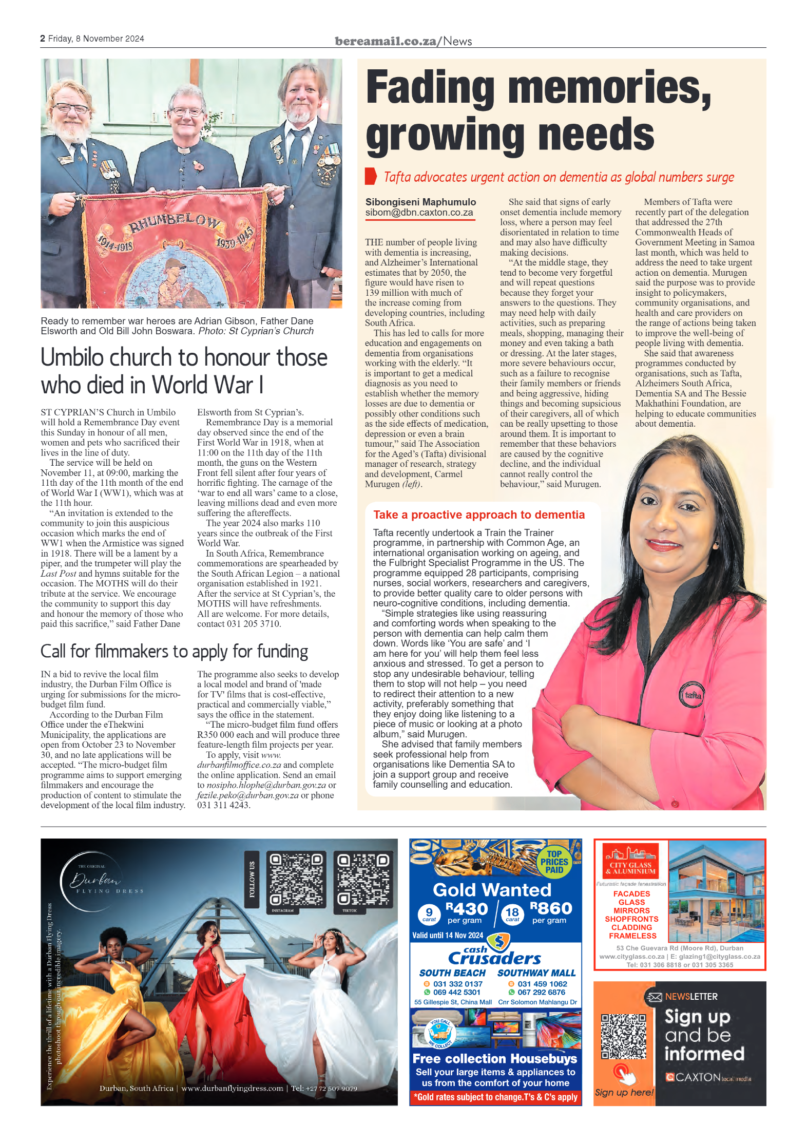 Berea Mail 8 November 2024 page 2